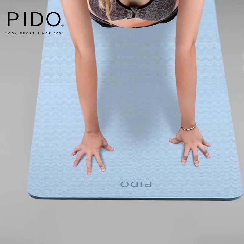 PIDO TPE Yoga Mat Quality 6/8Mm Wholesale Tpe Single Color Yoga Mat Manufacturer