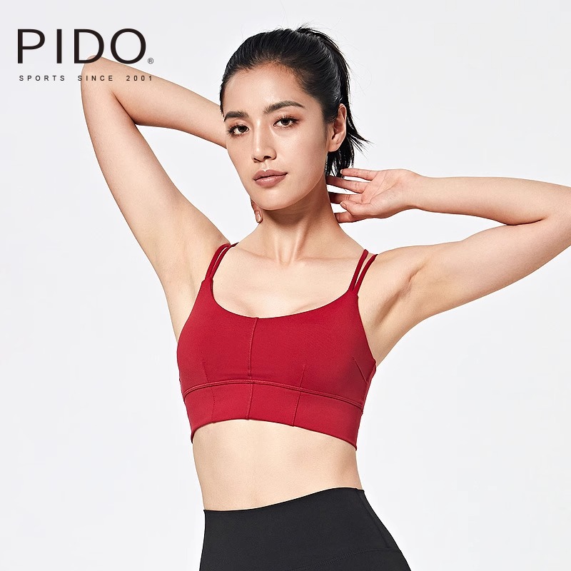 PIDO Yoga Back Exercise Tank Top with Strap