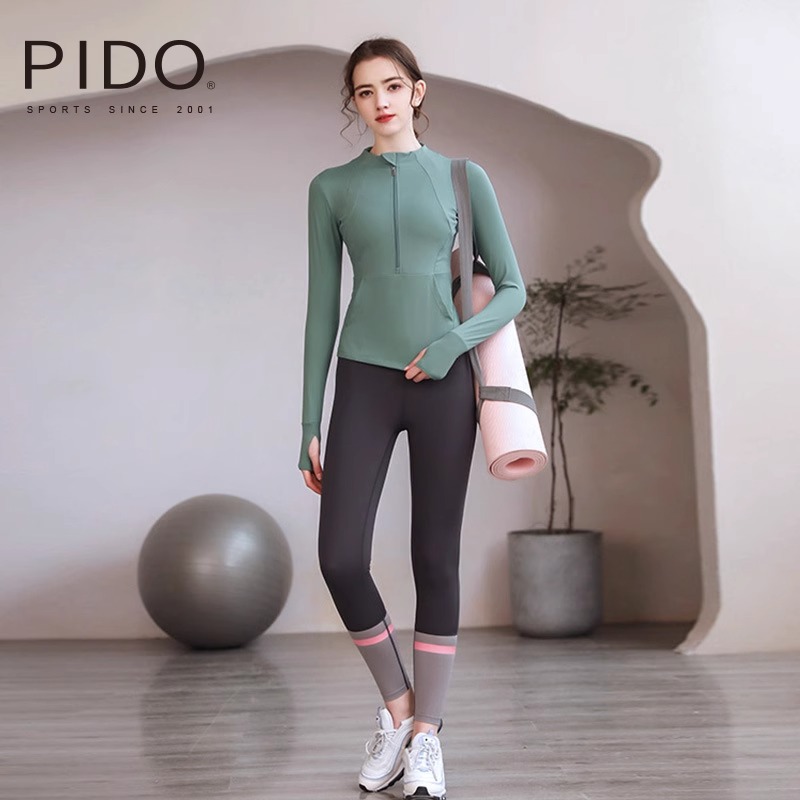PIDO Ocean Green Yoga Sports Casual Set
