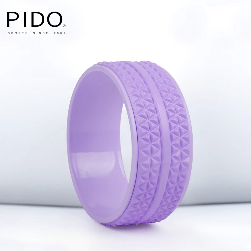 PIDO Yoga Wheel Gym Equipment Yoga Accessories Custom High Density Skid Resistance Yoga Stretch Wheel