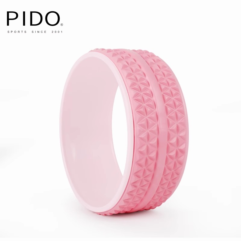 PIDO Yoga Wheel Gym Equipment Yoga Accessories Custom High Density Skid Resistance Yoga Stretch Wheel