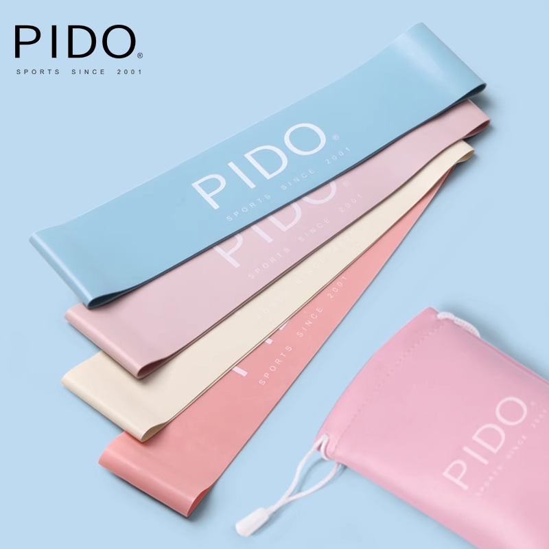 PIDO New Sports Fitness Training Tension Band Hip Loop Elastic Band Anti Slip Upgrade Yoga Band Women