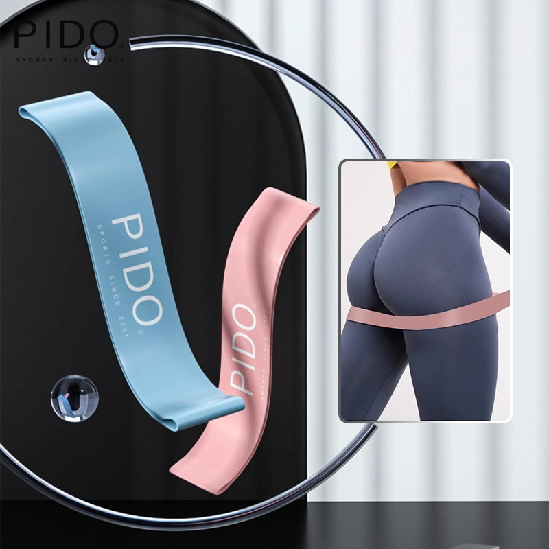 PIDO New Sports Fitness Training Tension Band Hip Loop Elastic Band Anti Slip Upgrade Yoga Band Women