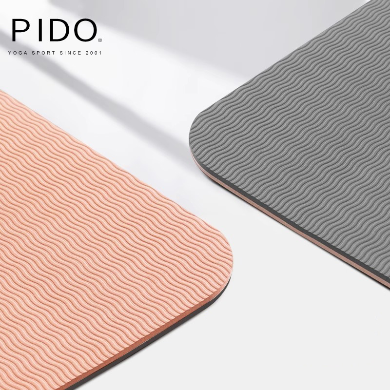 PIDO TPE Yoga Mat Quality 6/8Mm Wholesale Tpe Double Color Yoga Mat Manufacturer