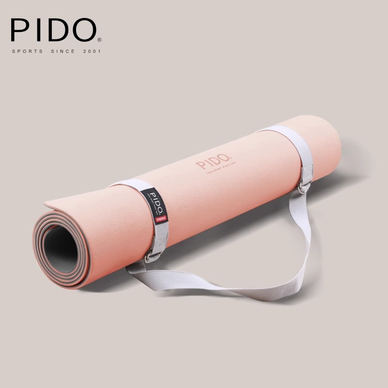 PIDO TPE Yoga Mat Quality 6/8Mm Wholesale Tpe Double Color Yoga Mat Manufacturer