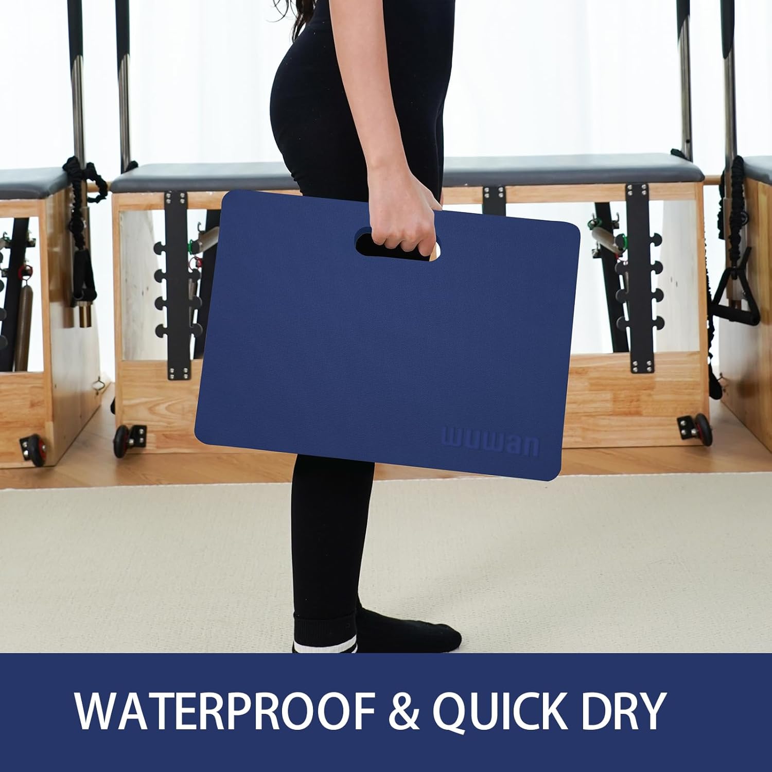 Yoga kneeling mat, 1.5in Thick,Knee Push-ups, Plank Support & Yoga Elbows/Knees Mat Provides Cushion for Kneeling & Elbows