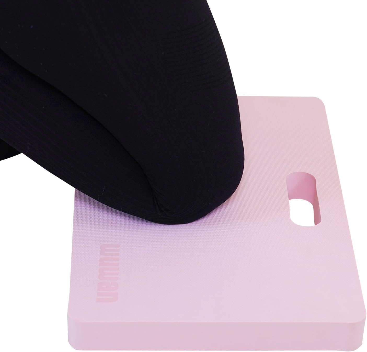 Yoga kneeling mat, 1.5in Thick,Knee Push-ups, Plank Support & Yoga Elbows/Knees Mat Provides Cushion for Kneeling & Elbows Pink