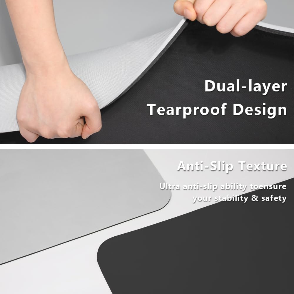 Large Yoga Mat - 80CM Wide Yoga Matt Non-Slip Thick 1/3 Inch Eco-Friendly Exercise Mat with Carrying Strap for Women Yoga, Pilates, Home Workouts (72x32")