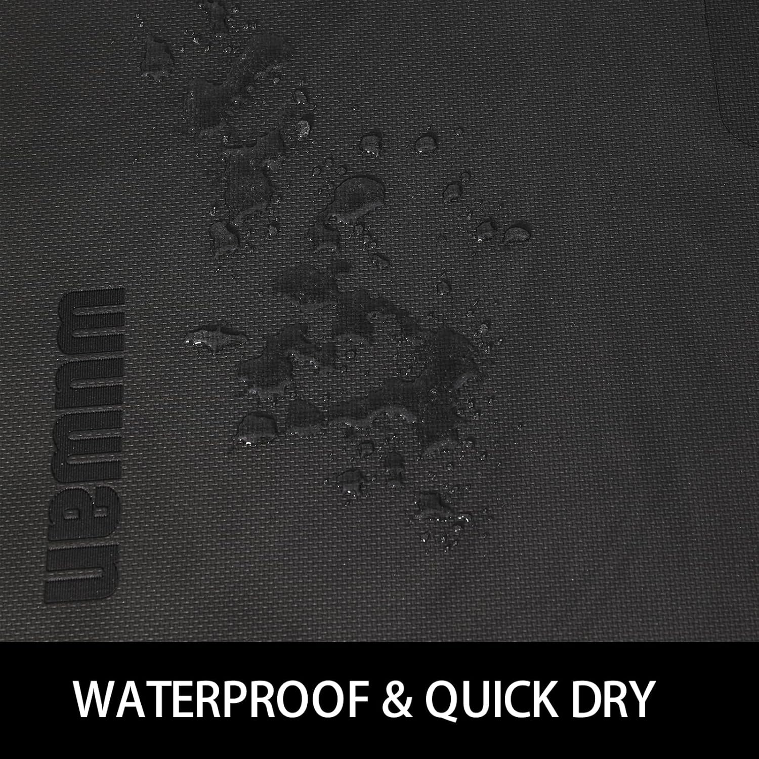 Yoga kneeling mat, 1.5in Thick,Knee Push-ups, Plank Support & Yoga Elbows/Knees Mat Provides Cushion for Kneeling & Elbows Black